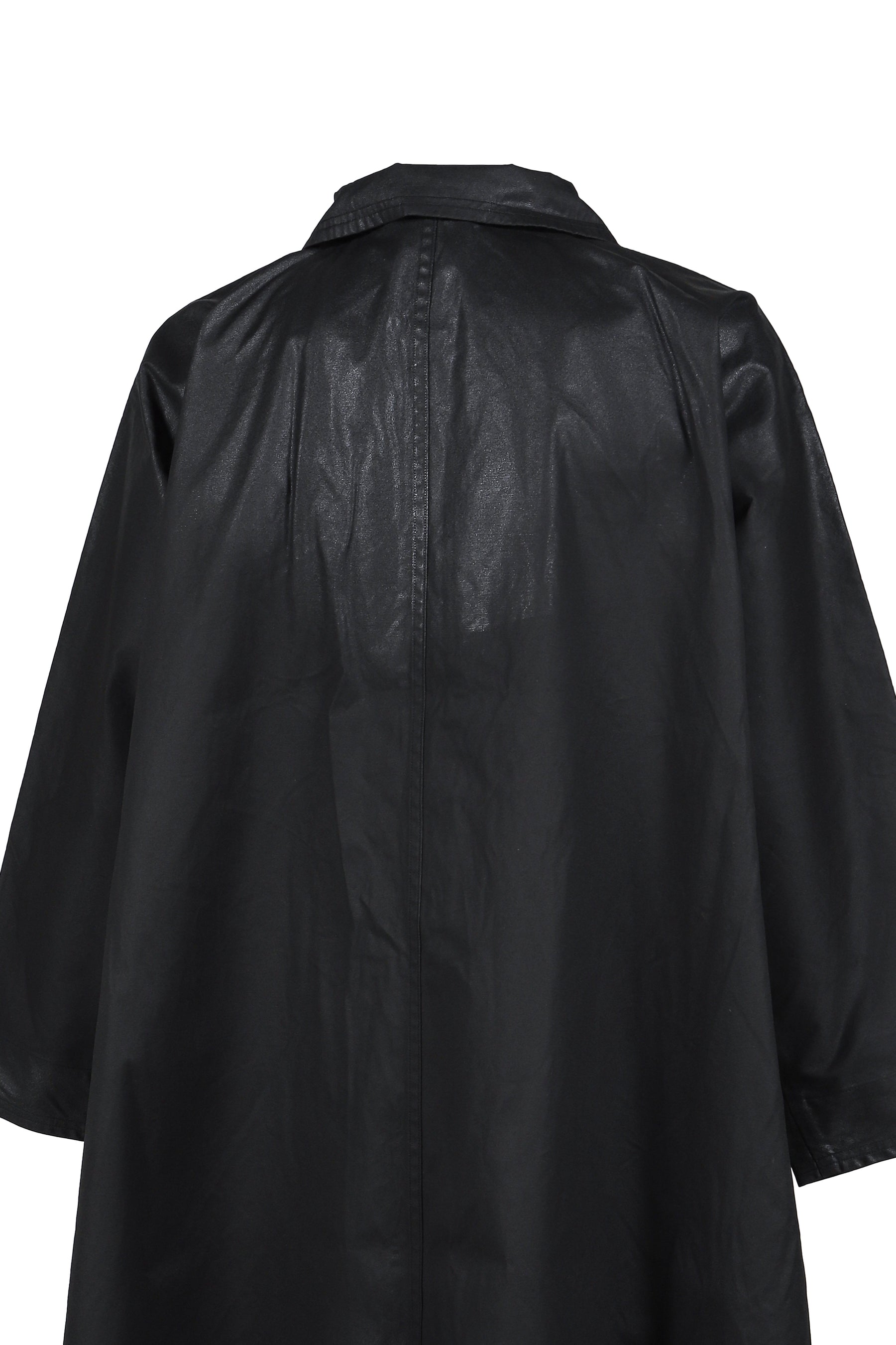 PORTER CLASSIC FW25 CINCINNATI SWING COAT / BLACK - NUBIAN