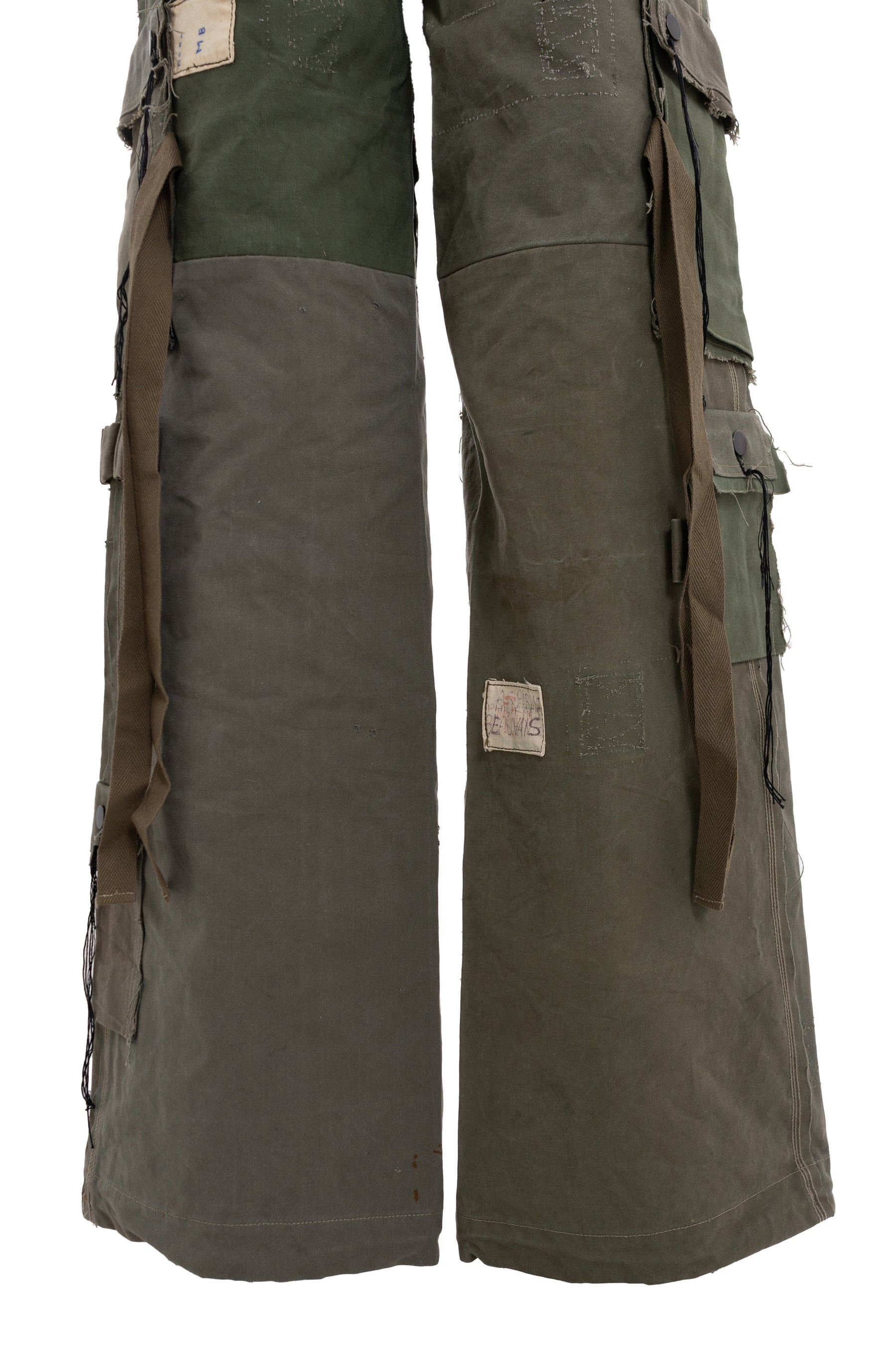 SLASH SEAM HBT CARGO PANTS / KHA