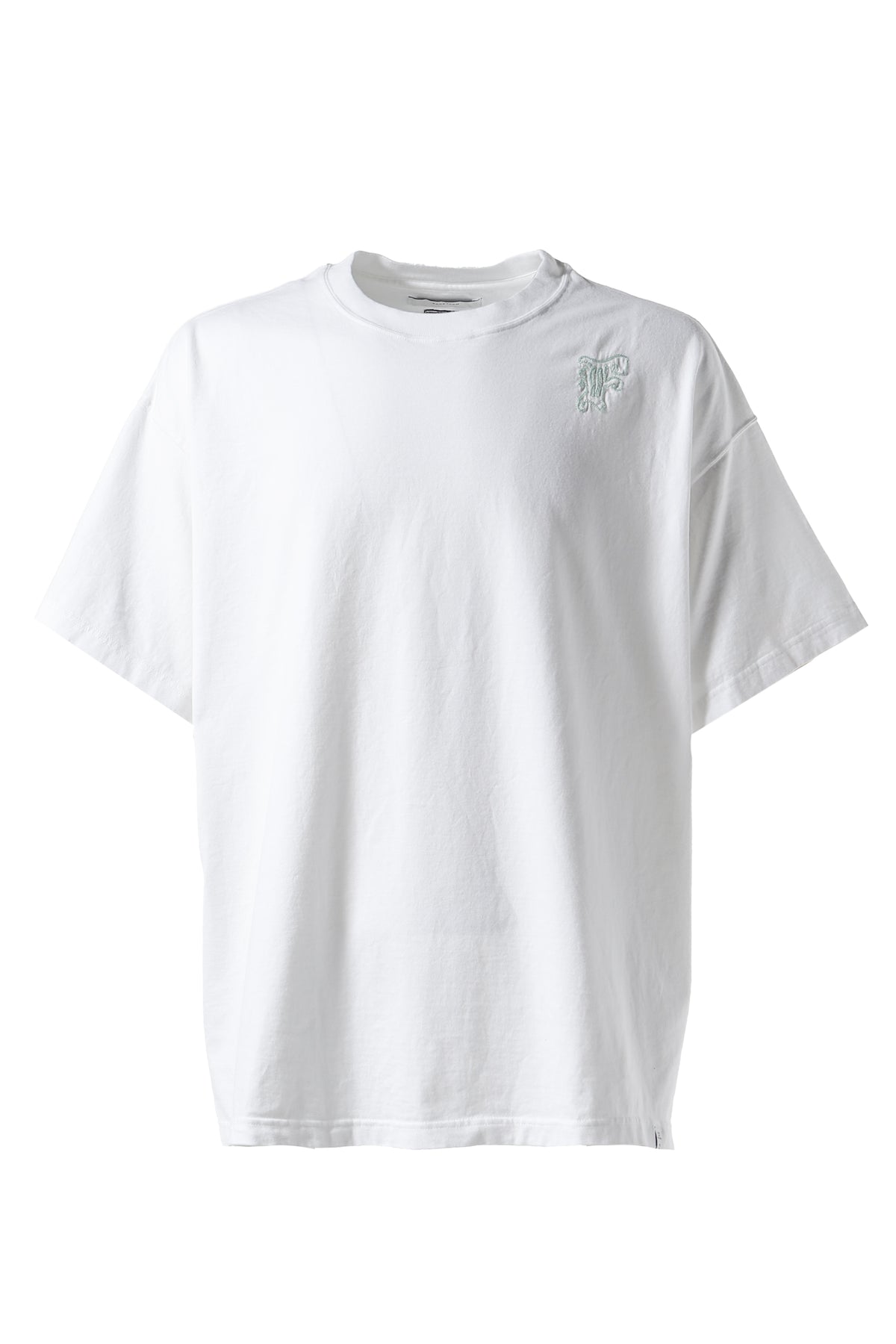 RIB BIG TEE / WHT