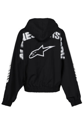 CROSSOVER TRACKSUIT JACKET / BLK
