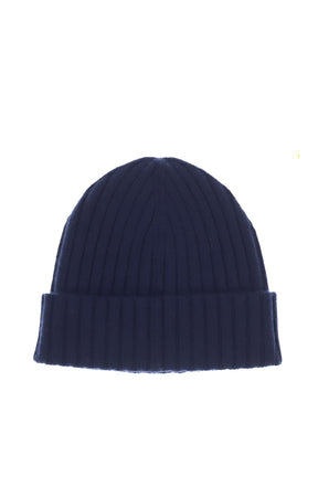 HERITAGE YANKEES SERIF CASHMERE BEANIE / DARK NVY