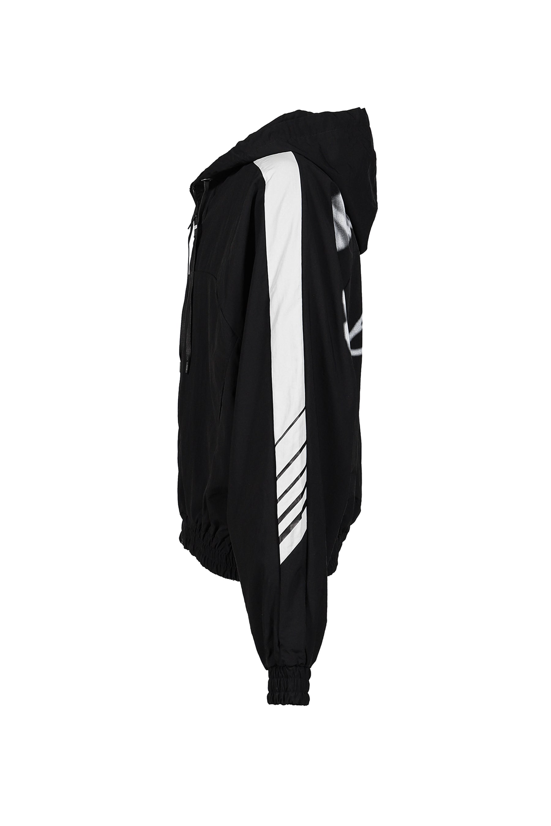 CROSSOVER TRACKSUIT JACKET / BLK