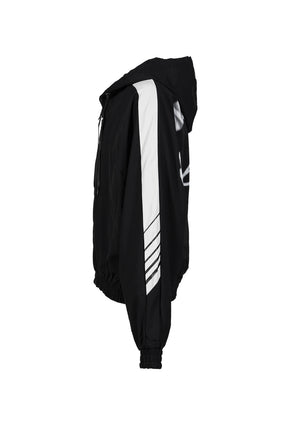 CROSSOVER TRACKSUIT JACKET / BLK