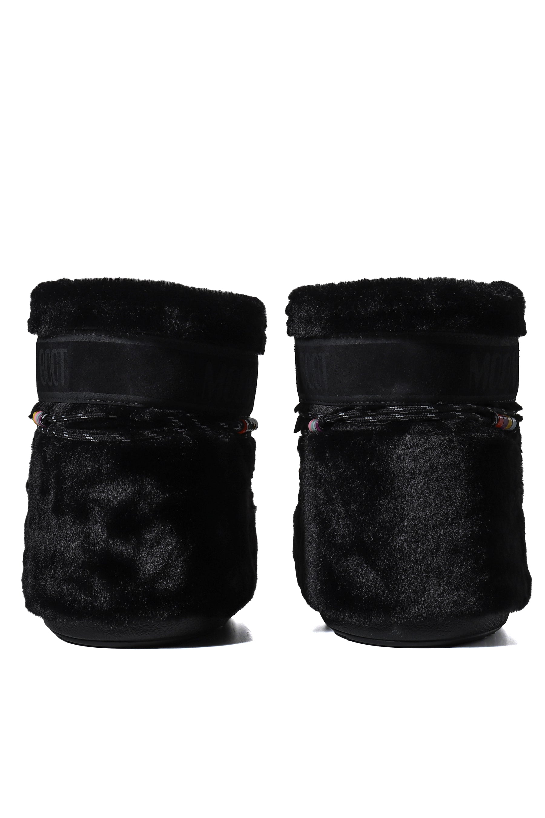 MB ICON LOW FAUX FUR BEADS / BLK