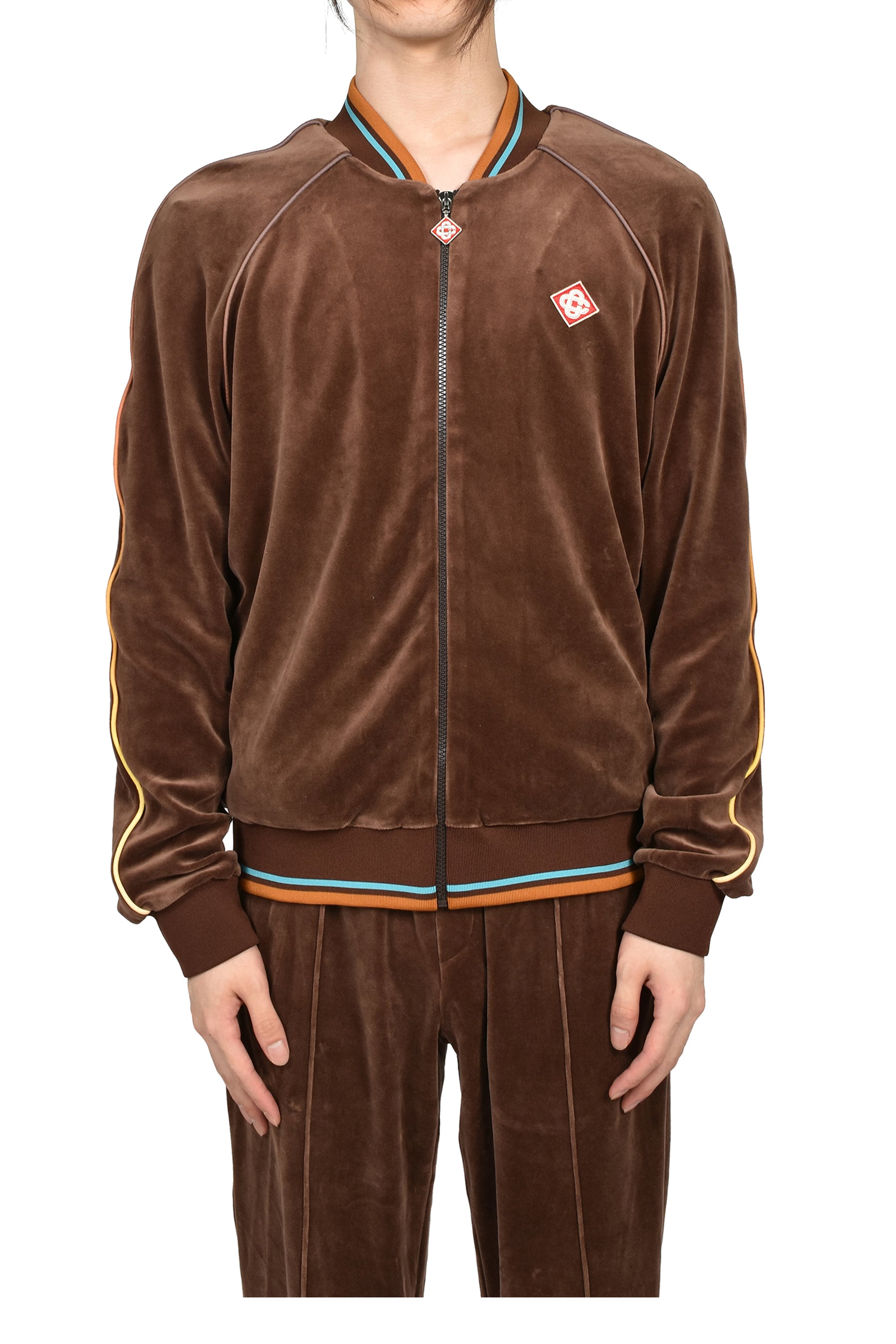 VELOUR TRACK JACKET / BRW