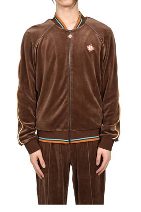 VELOUR TRACK JACKET / BRW