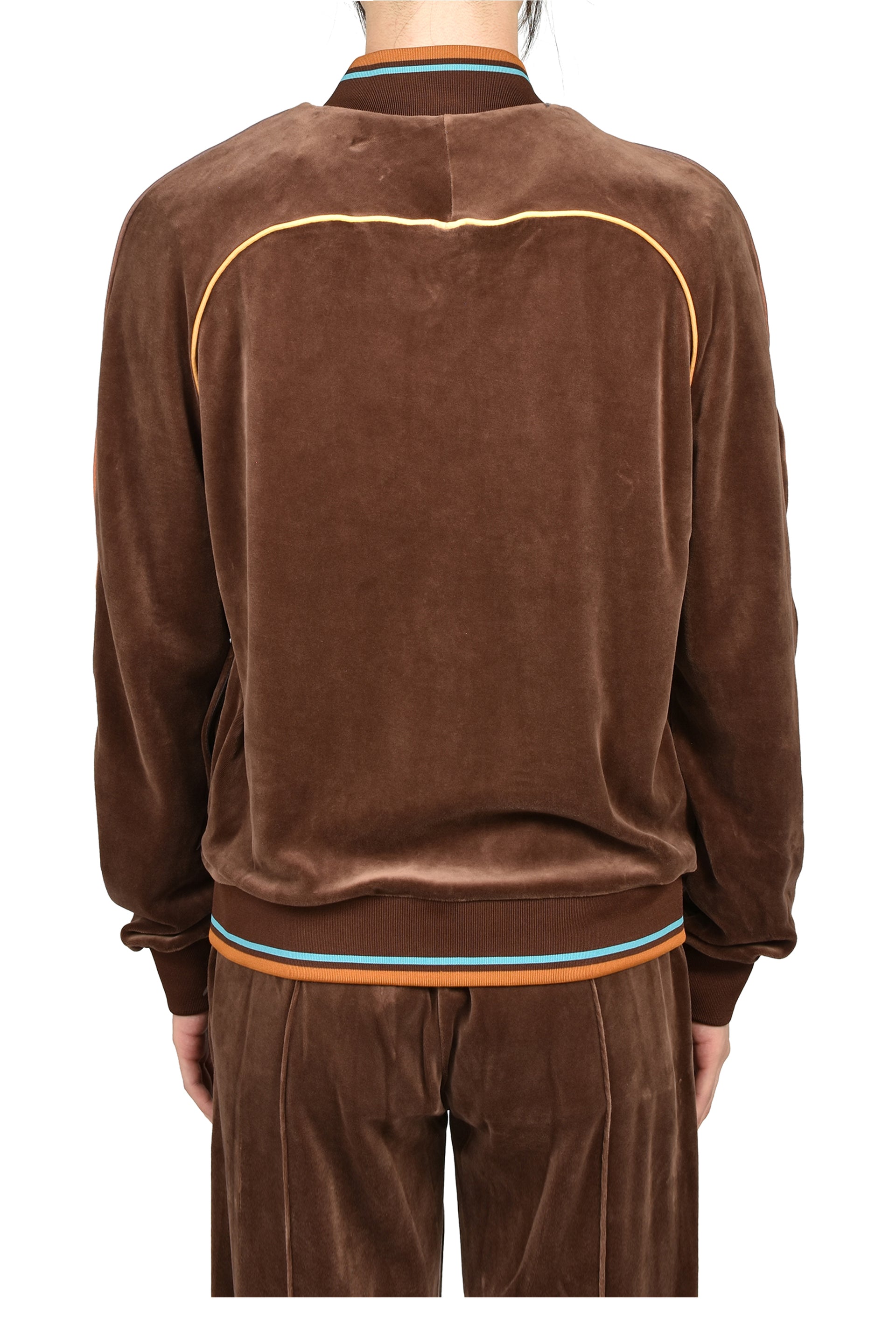 VELOUR TRACK JACKET / BRW