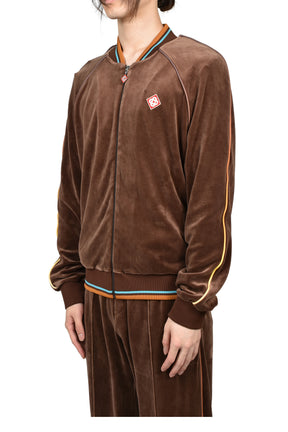 VELOUR TRACK JACKET / BRW