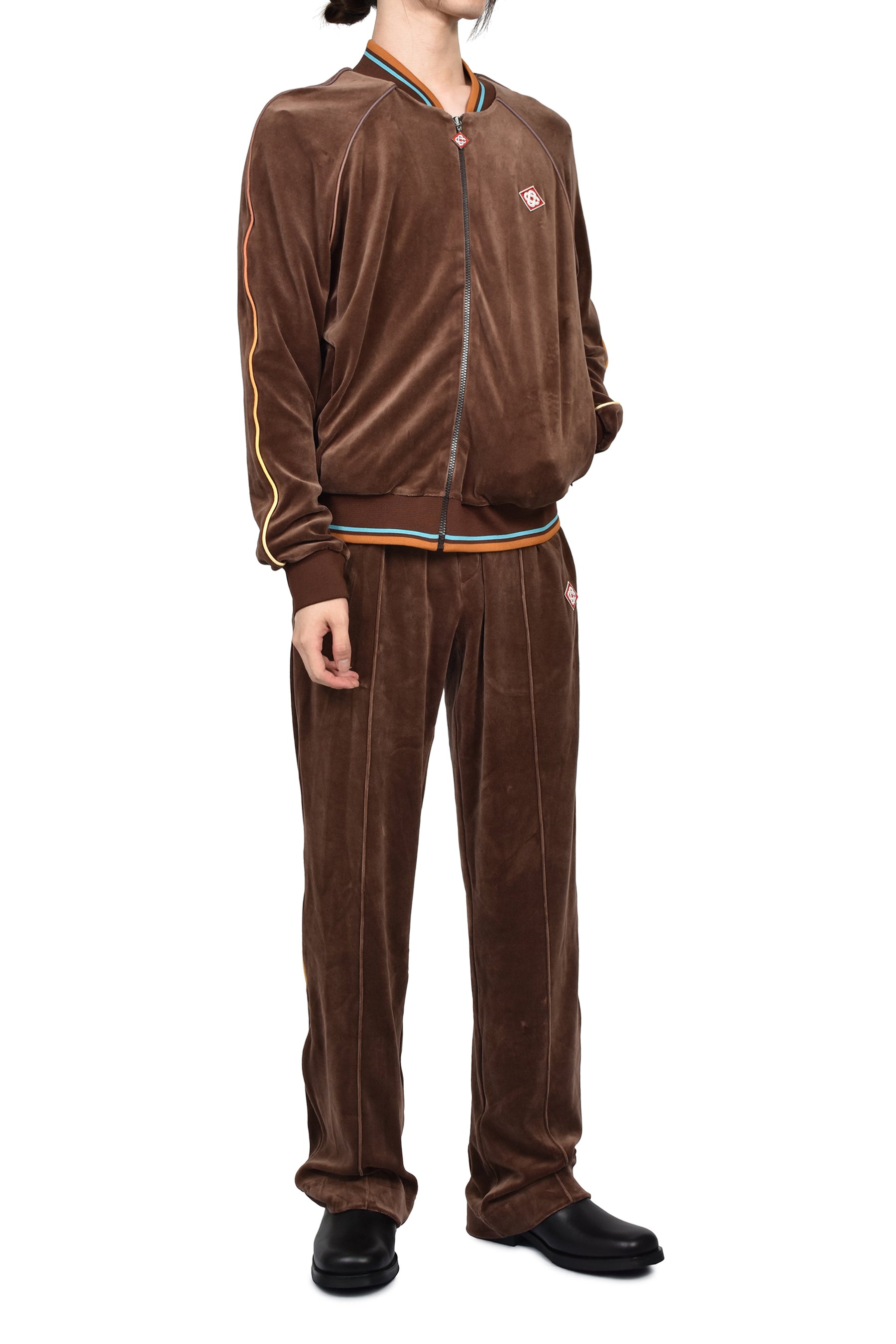 VELOUR TRACK JACKET / BRW