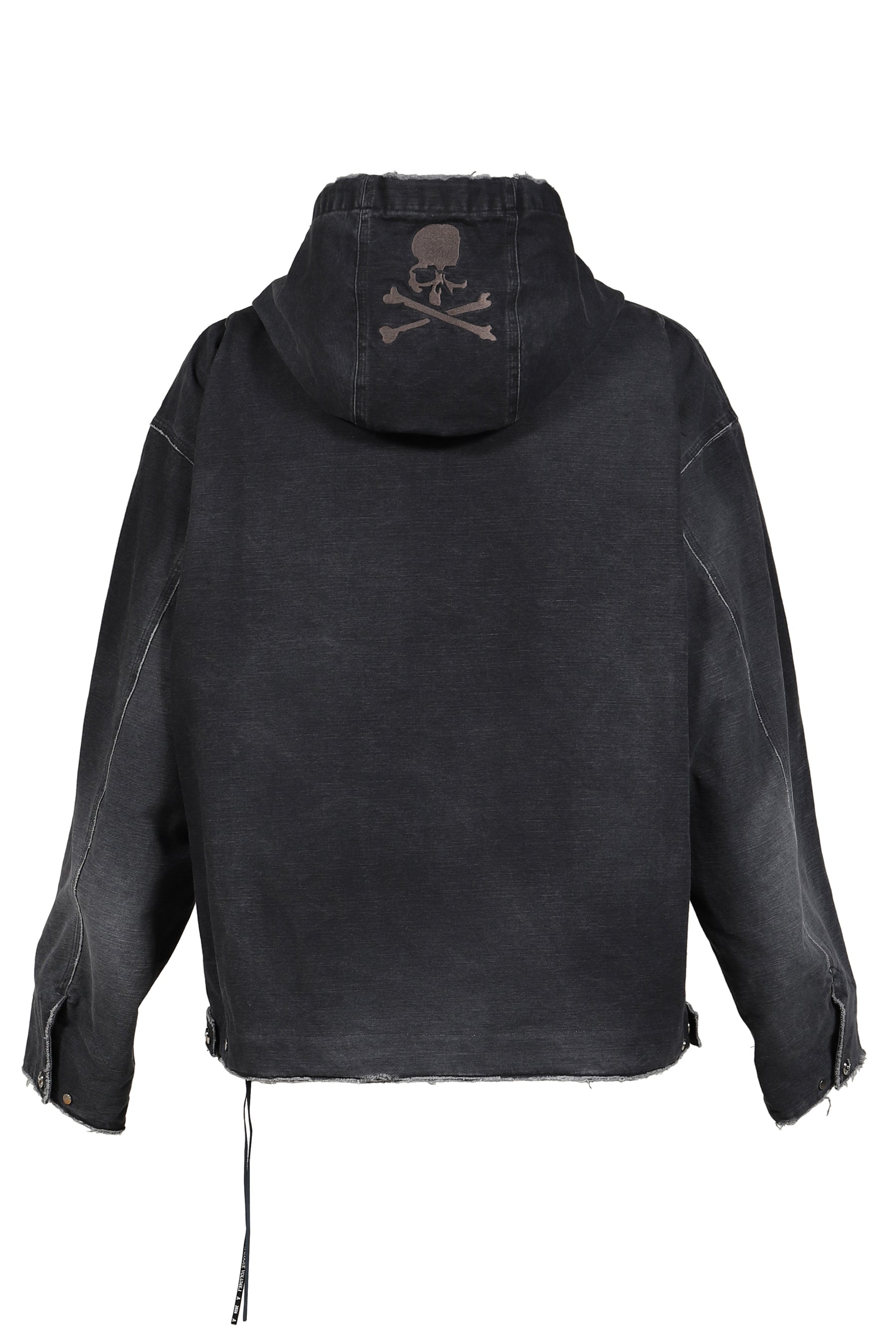 HOODED WORK JACKET / BLK