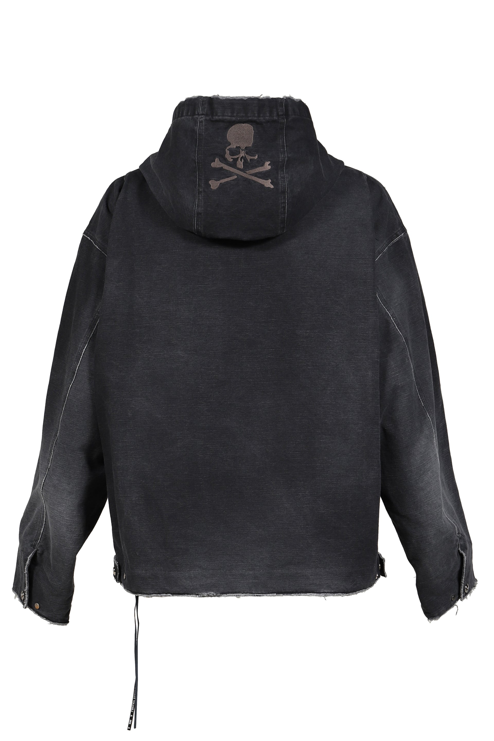 HOODED WORK JACKET / BLK