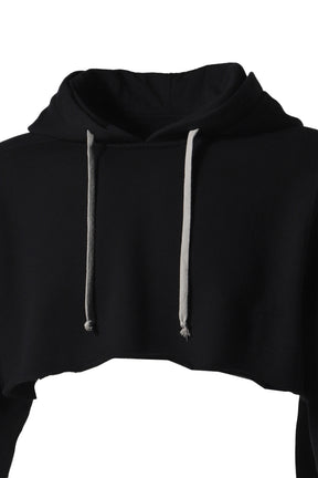 CROPPED HOODIE / BLK