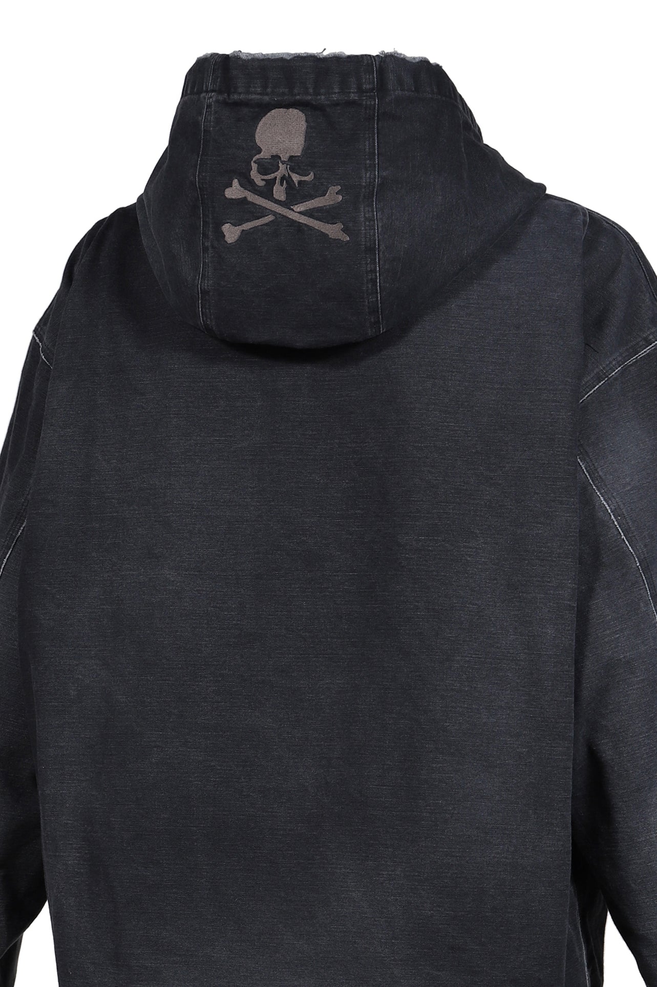 HOODED WORK JACKET / BLK