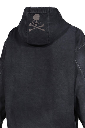 HOODED WORK JACKET / BLK