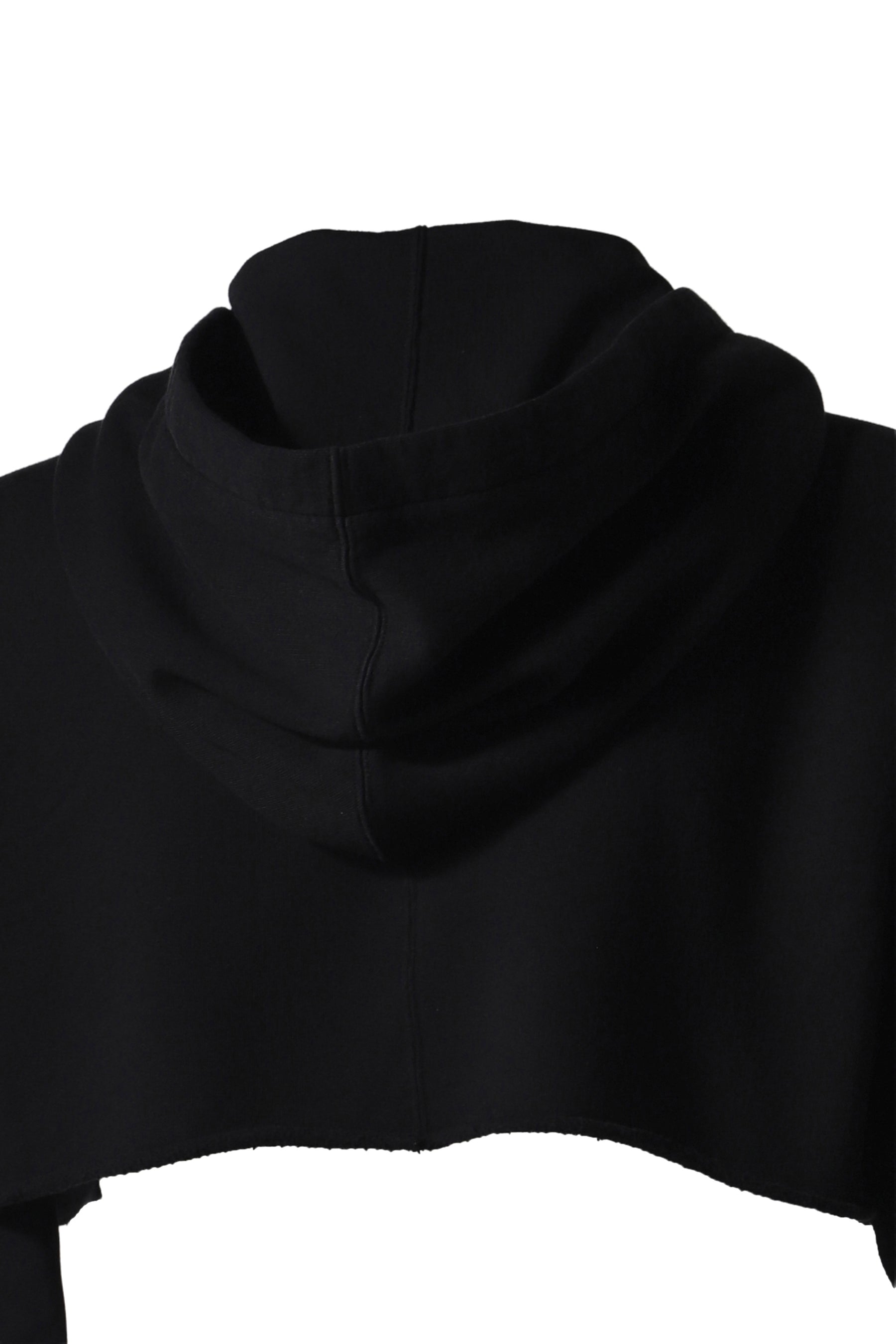 CROPPED HOODIE / BLK