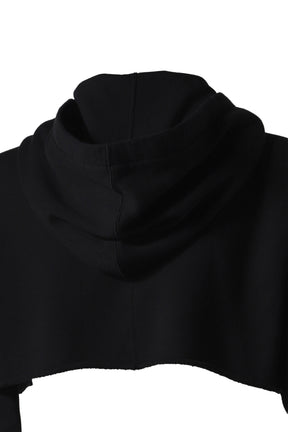 CROPPED HOODIE / BLK