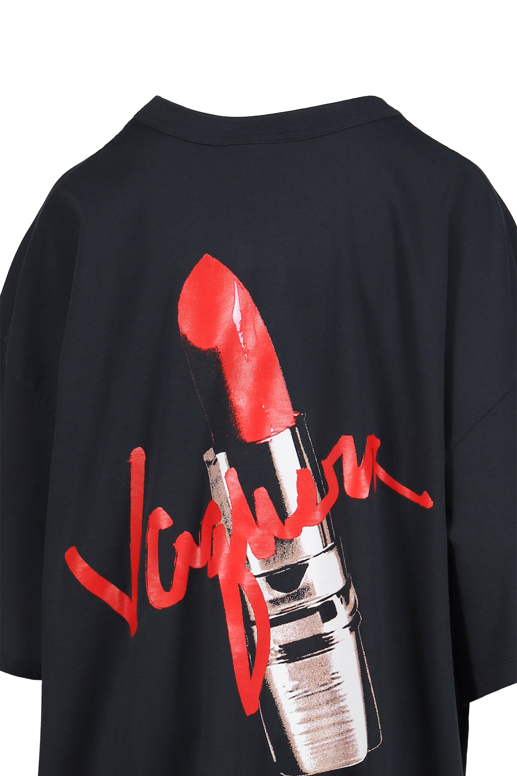 SLIP SKIRT TALL TEE KNIT / BLK