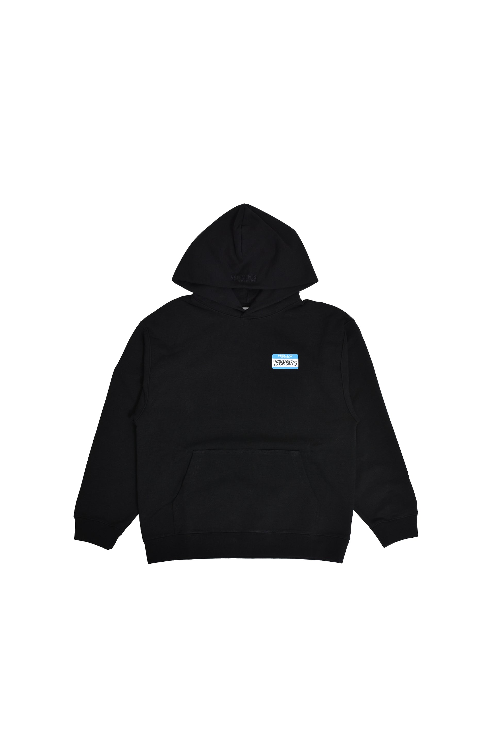 VETEMENTS ヴェトモン FW24 キッズ KIDS LOGO HOODIE / BLK - NUBIAN