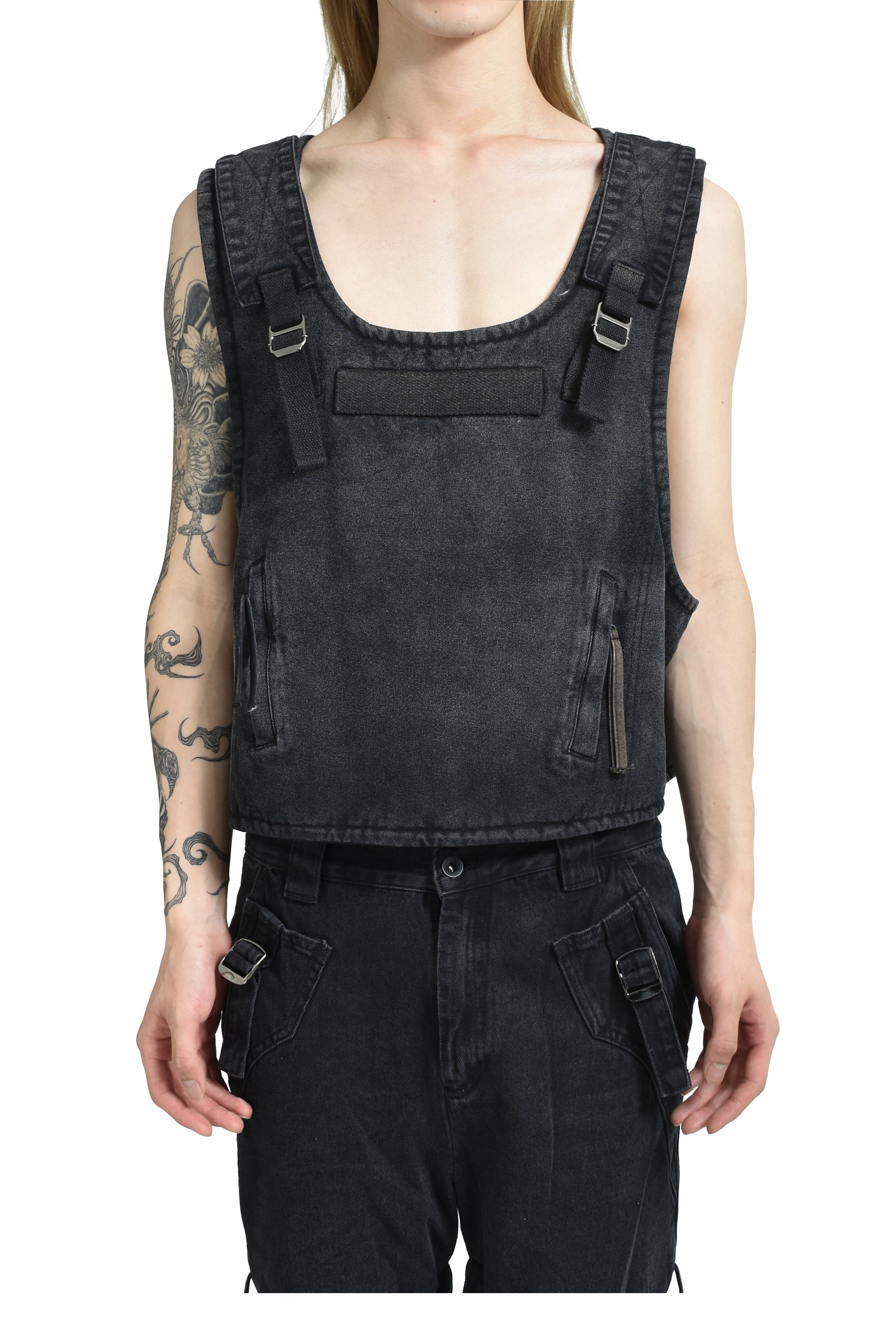 RIOT VEST / WASHED GREY