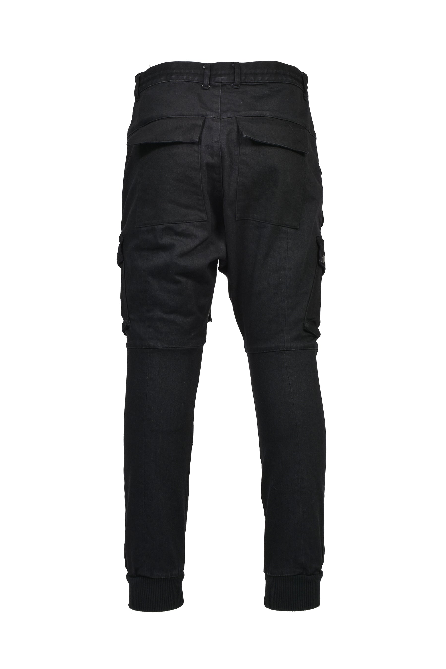 ADJUST CARGO JOG DENIM / BLK