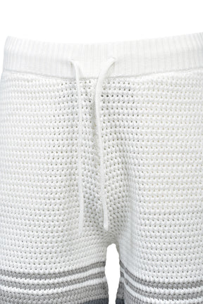 CROCHET SHORTS / WHT GRY