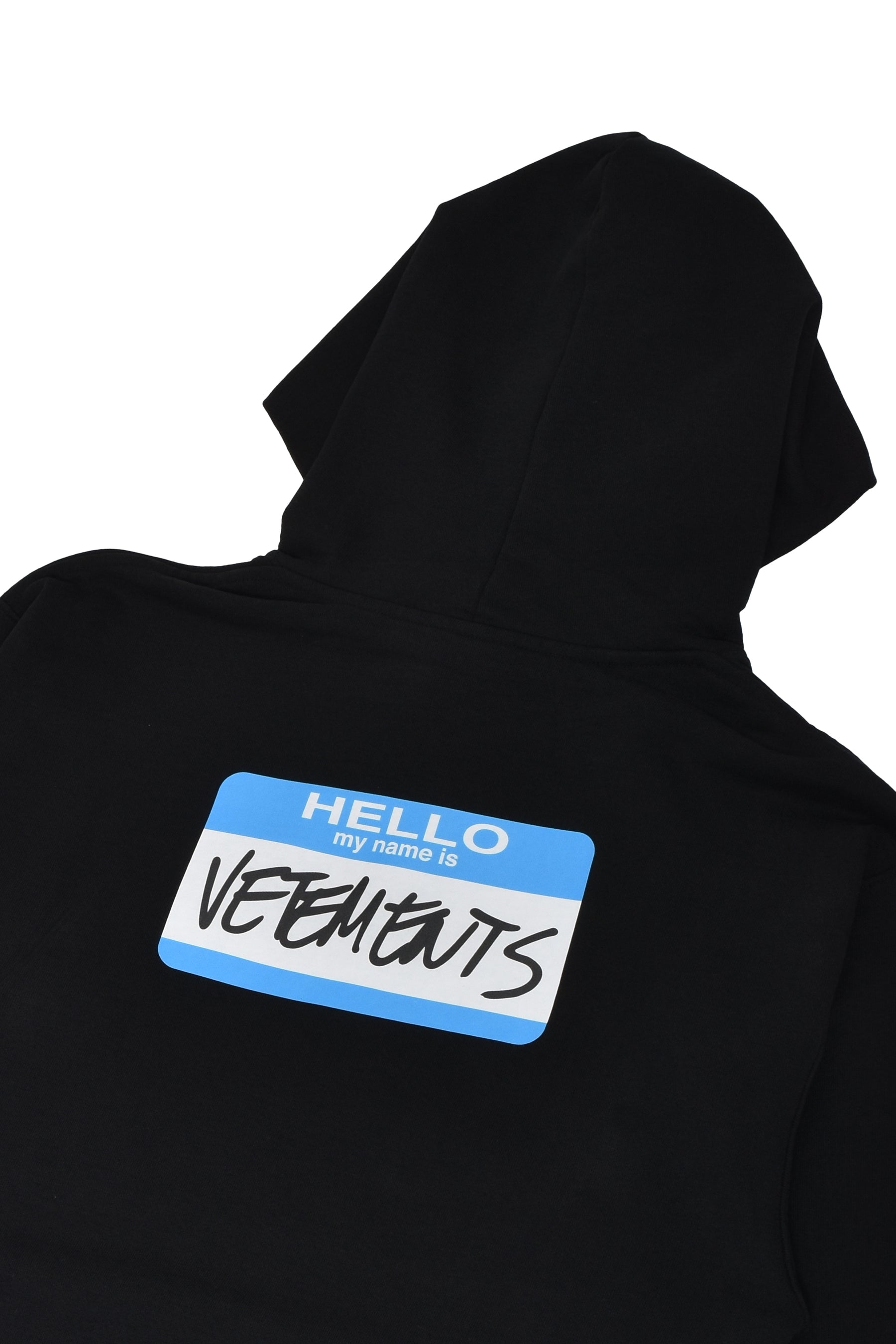 KIDS MY NAME IS VETEMENTS HOODIE / BLK