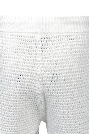 CROCHET SHORTS / WHT GRY