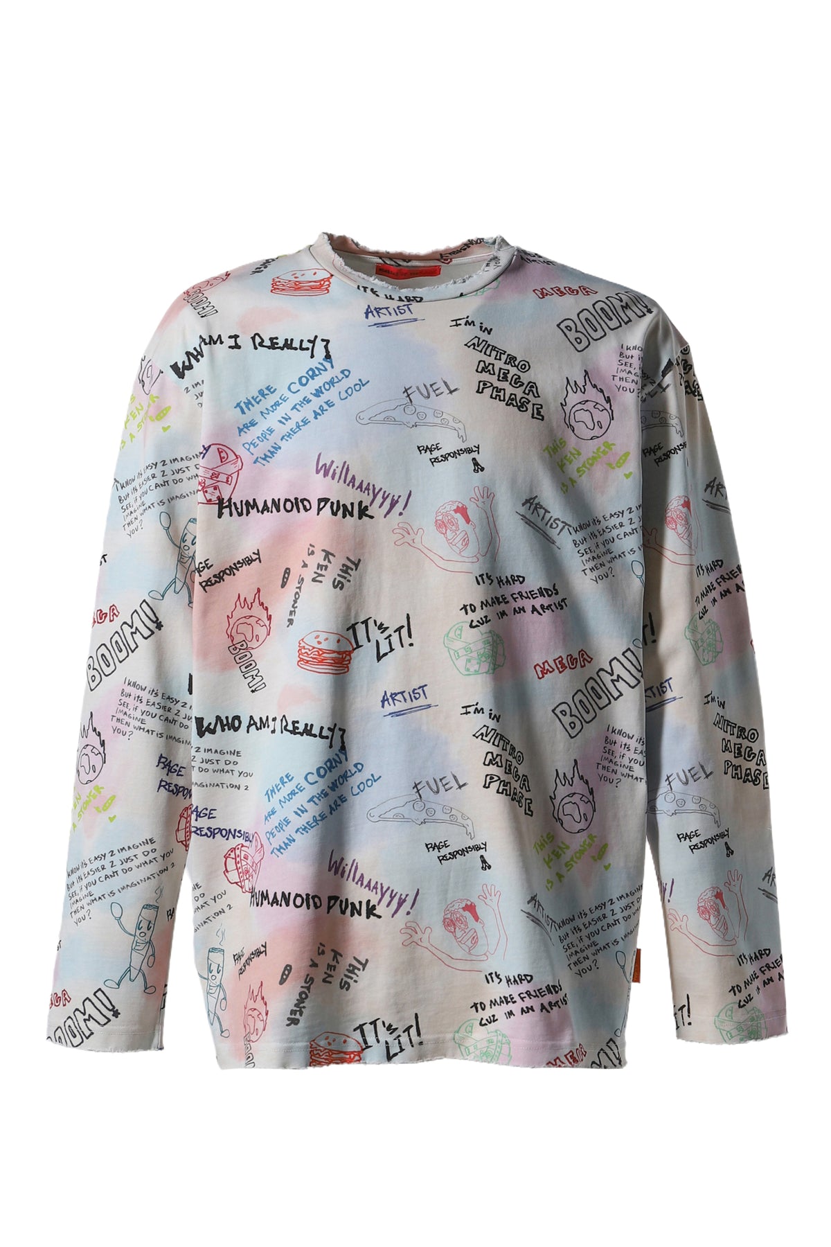 CUDI’S COLORS & SKETCHES LS T-SHIRT / CUDI'S COLORS & SKETCHES