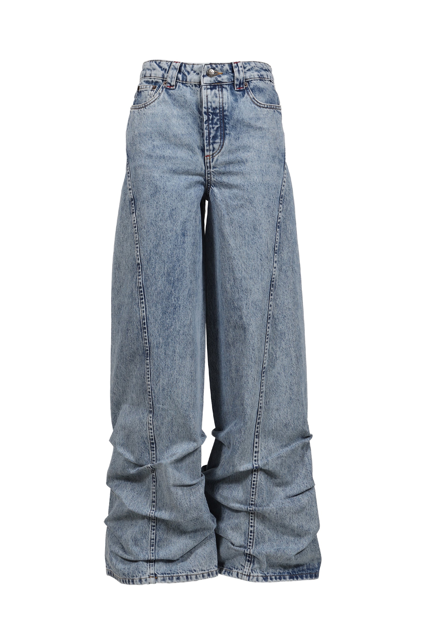 AVAVAV PLEATED JEANS BLUE / BLU