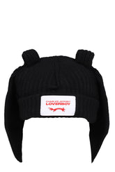 CHUNKY RABBIT BEANIE / BLK
