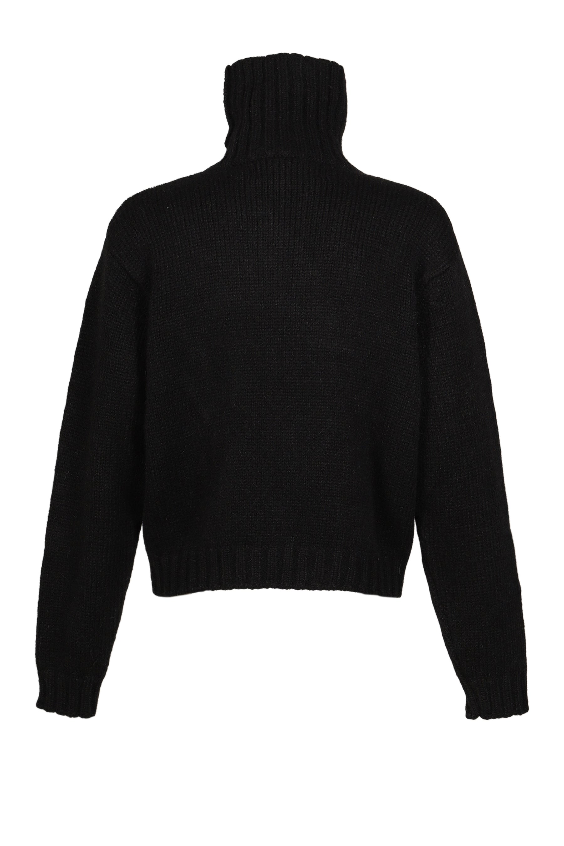 UNISEX CREST SWEATER KNIT / BLK
