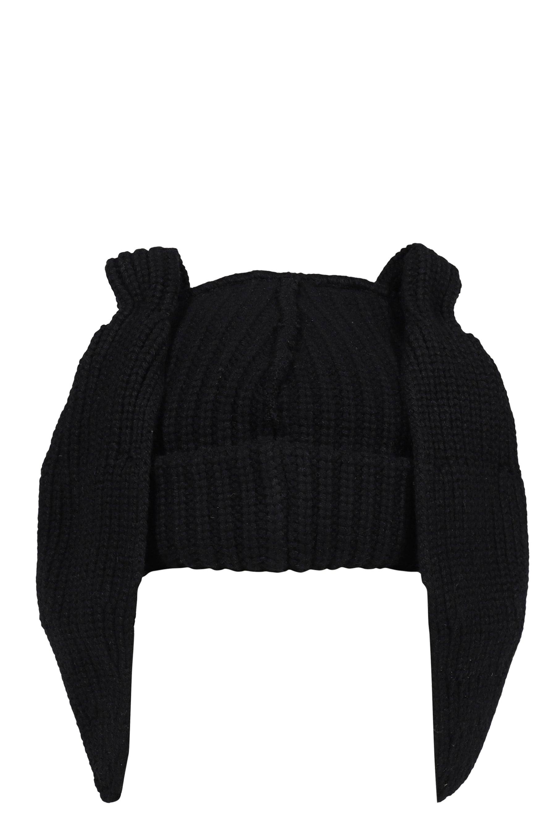 CHUNKY RABBIT BEANIE / BLK