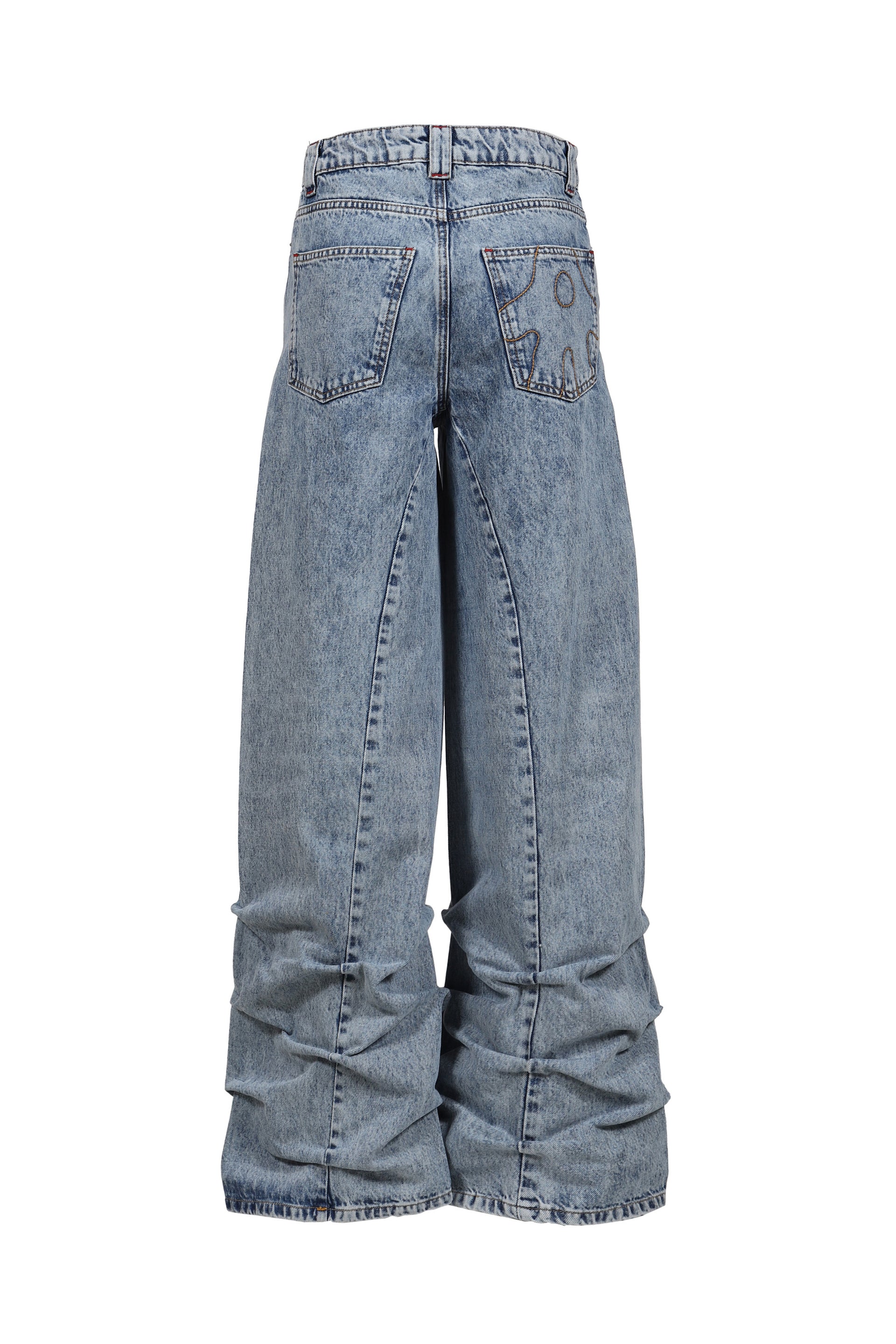 AVAVAV PLEATED JEANS BLUE / BLU