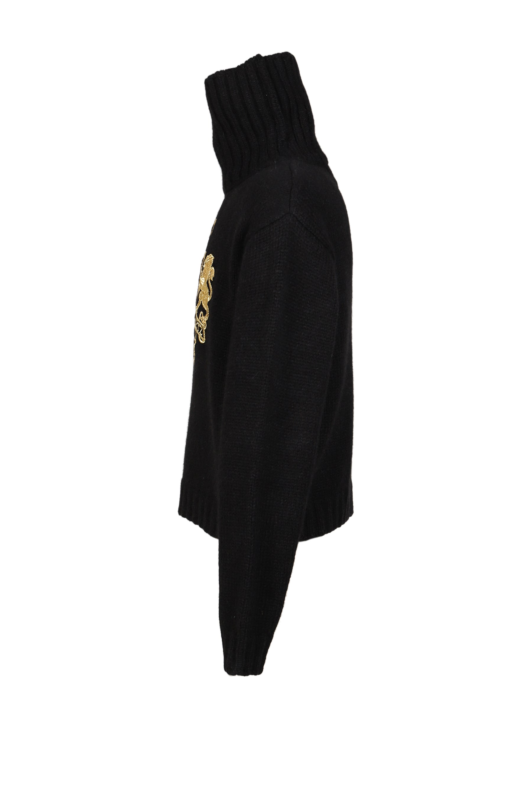 UNISEX CREST SWEATER KNIT / BLK