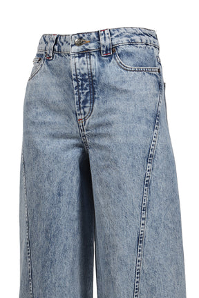 AVAVAV PLEATED JEANS BLUE / BLU