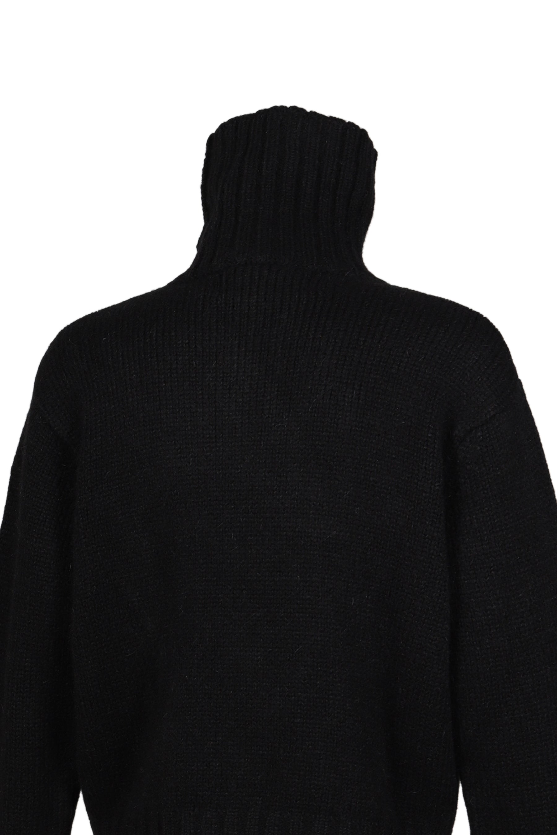 UNISEX CREST SWEATER KNIT / BLK