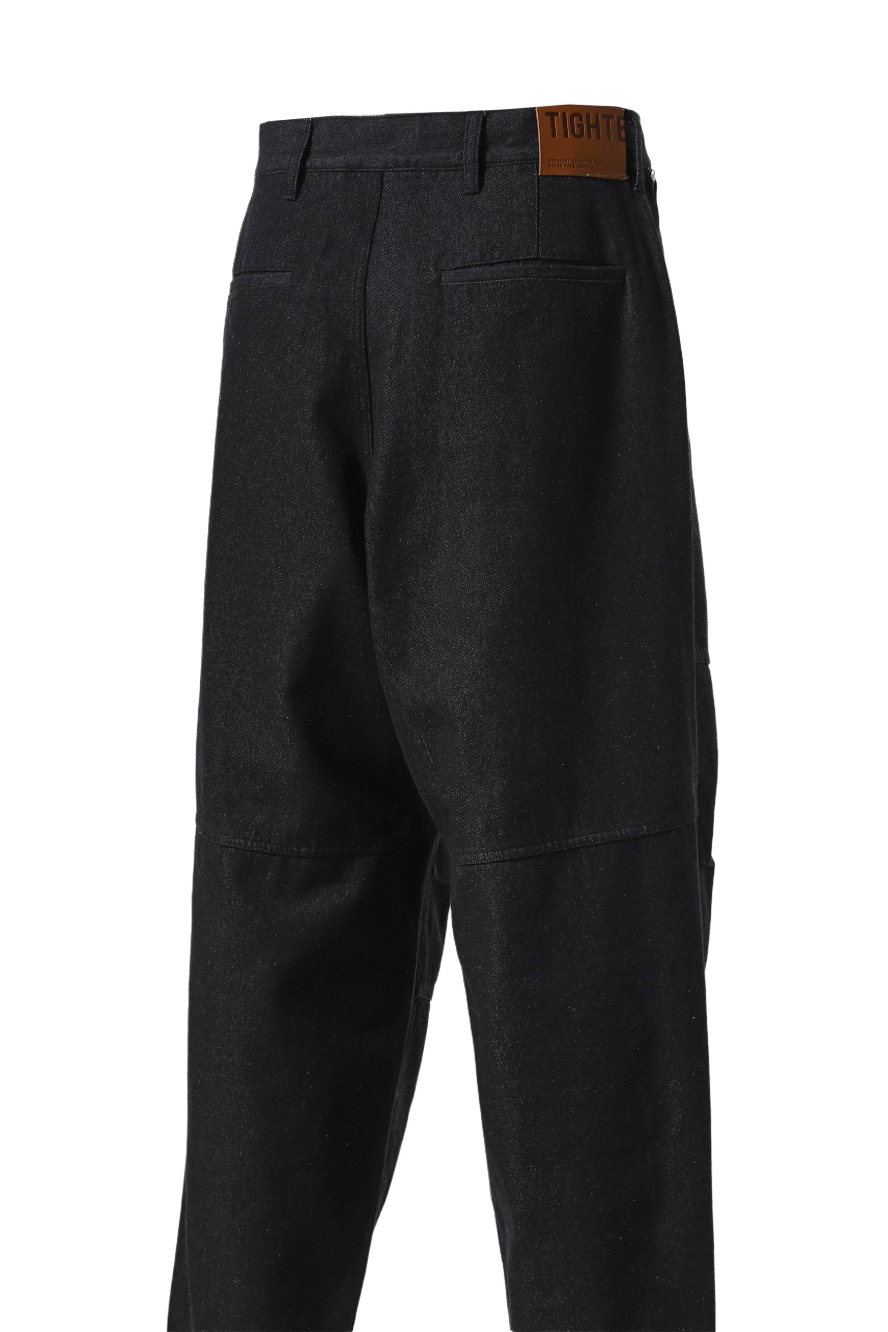 DENIM BALLOON PANTS / BLK