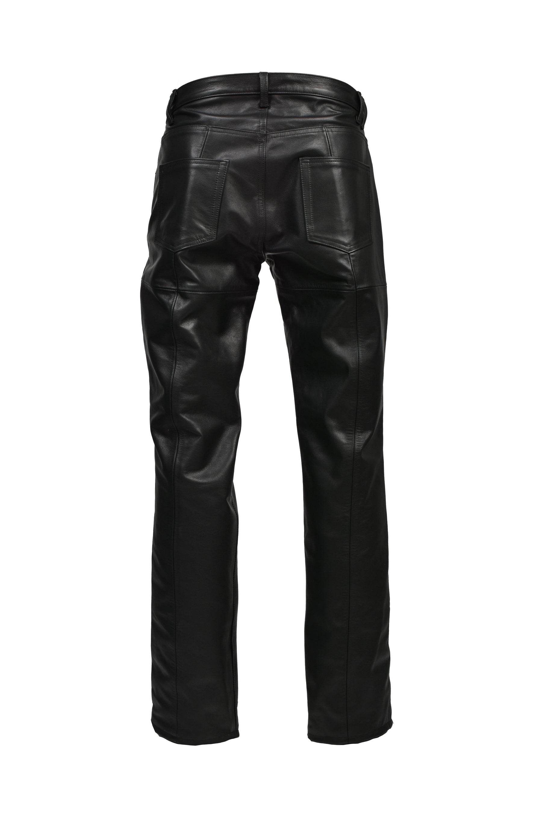 LEATHER PANTS / BLK