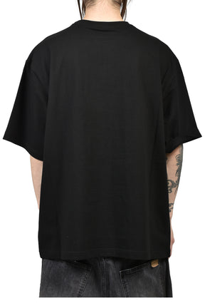 CROSS NECKLACE T-SHIRT / BLK
