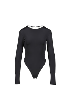 LS BODYSUIT - NYLON SPANDEX / SOOT