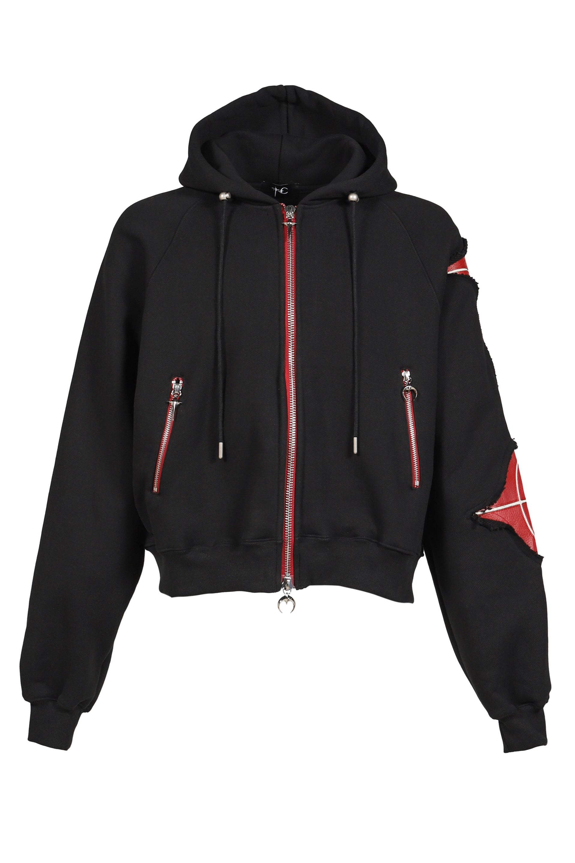 NEW ROCK ZIP-UP HOODIE / BLK