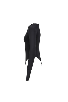 LS BODYSUIT - NYLON SPANDEX / SOOT