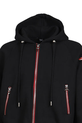 NEW ROCK ZIP-UP HOODIE / BLK