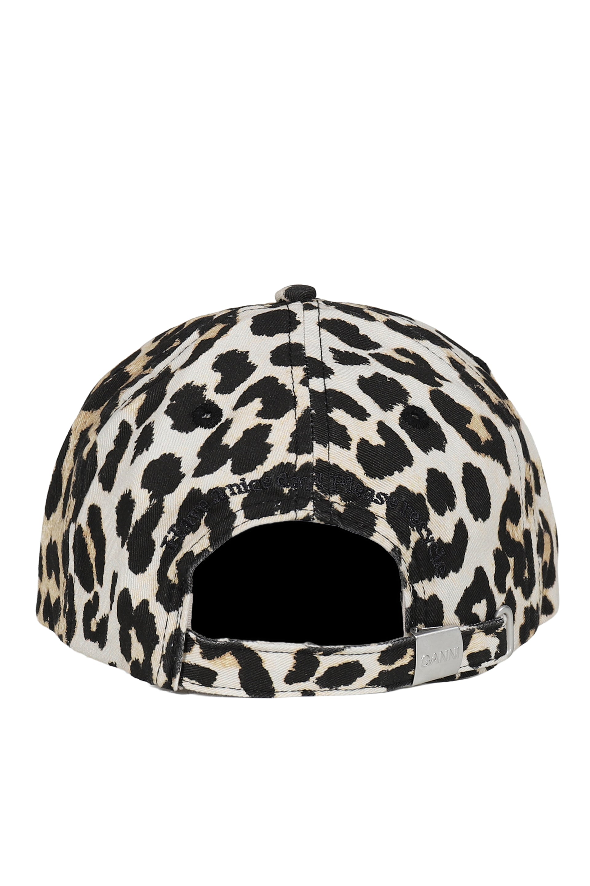 WASHED COTTON CANVAS CAP LEO EMB / LEOPARD