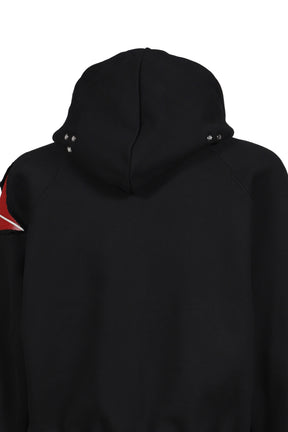 NEW ROCK ZIP-UP HOODIE / BLK