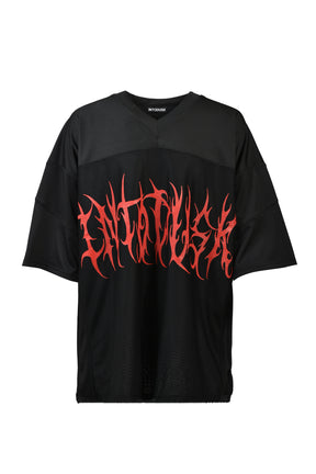 SPORTS V NECK / BLK LOGO