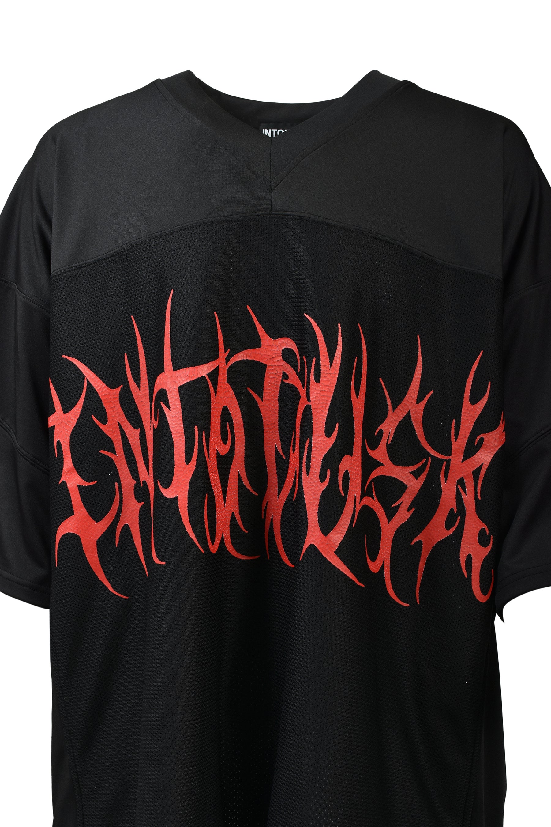 SPORTS V NECK / BLK LOGO