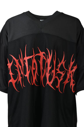 SPORTS V NECK / BLK LOGO