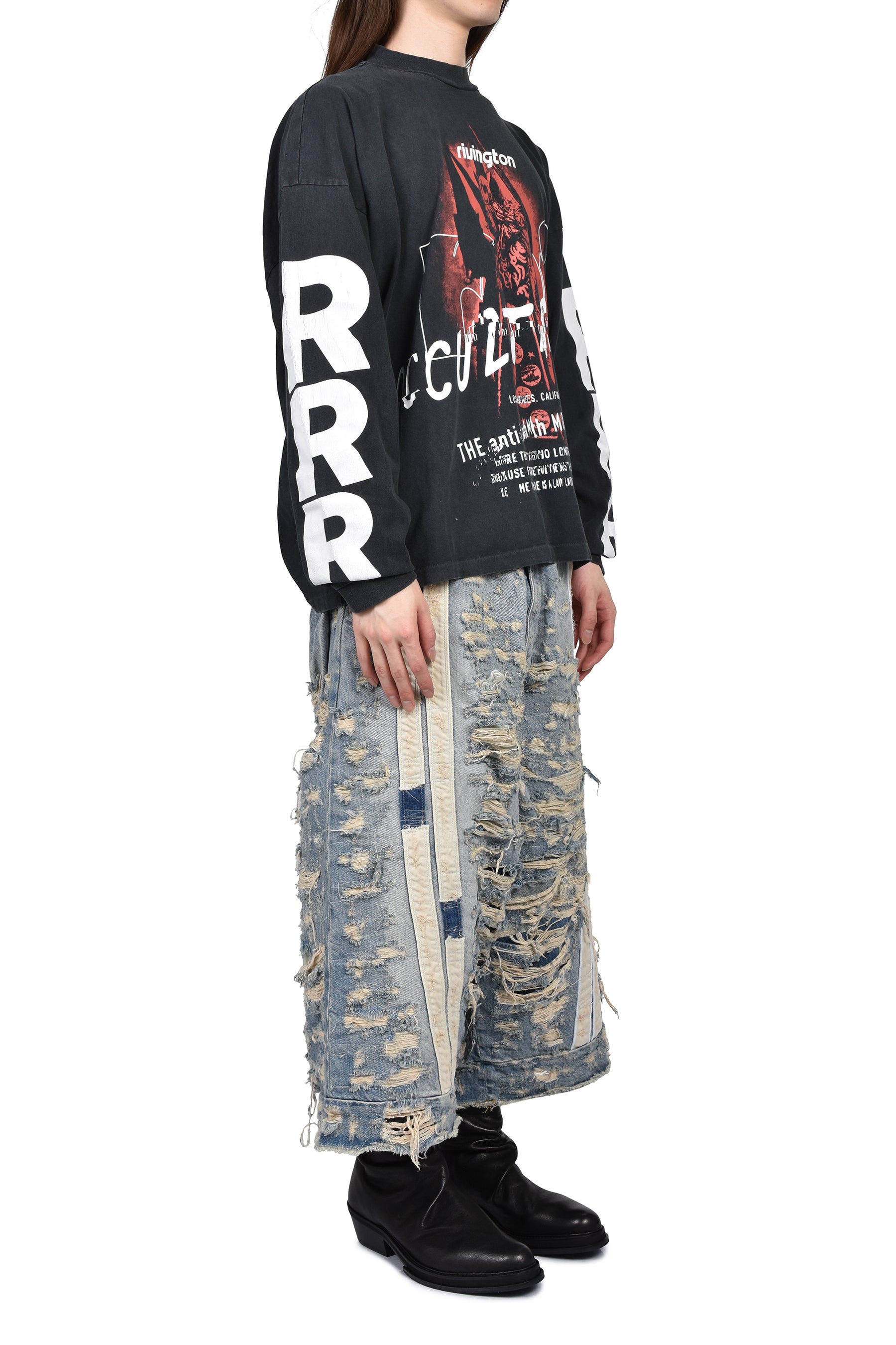HEIRO PROTESTANT PANT / INDIGO