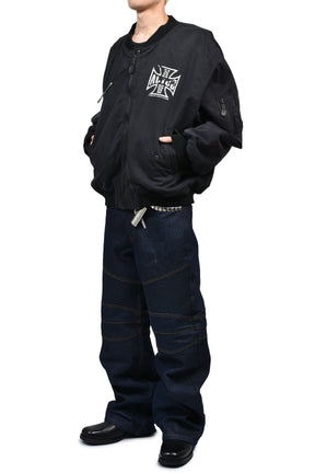 x FMCD MOTO COUTURE MA-1 BOMBER JACKET (EXCLUCIVE) / BLK